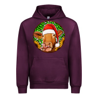 Mauve Wine christmas circle earrings Urban Hoodie - Jasminsmagicworld