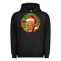Pigment Black christmas circle earrings Urban Hoodie - Jasminsmagicworld