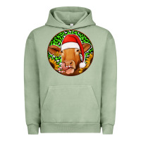Pigment Oil Green christmas circle earrings Urban Hoodie - Jasminsmagicworld