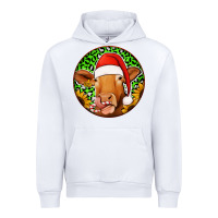 White christmas circle earrings Urban Hoodie - Jasminsmagicworld
