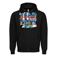 Black Boom Boom Baby Zipper Hoodie - JahusDesignShop