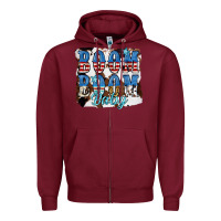 Burgundy Boom Boom Baby Zipper Hoodie - JahusDesignShop