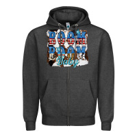 Charcoal Heather Boom Boom Baby Zipper Hoodie - JahusDesignShop