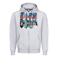 Heather Grey Boom Boom Baby Zipper Hoodie - JahusDesignShop