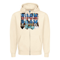 Sandshell Boom Boom Baby Zipper Hoodie - JahusDesignShop