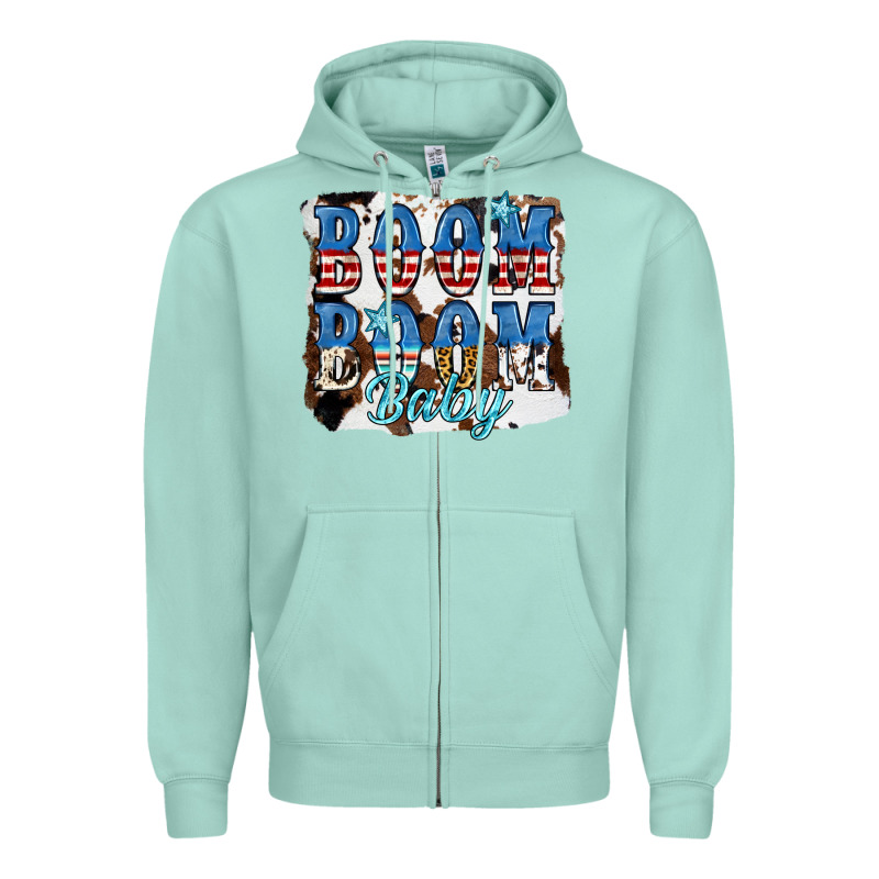 Boom Boom Baby Zipper Hoodie by JahusDesignShop | Teevron