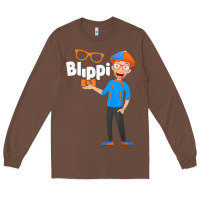 Chestnut Kids Cartoon Blippis funny Long Sleeve Tee - maiPhamDesign