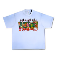 Grape Ice Just A Girl Who Loves Christmas Urban Heavy Tee - FaDigitalArtStudio