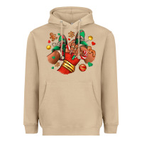 Mushroom Christmas black girl sneakers Heavyweight Hoodie - RanaPortraitStore