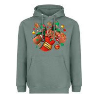 Sage Christmas black girl sneakers Heavyweight Hoodie - RanaPortraitStore
