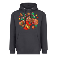 Smoke Christmas black girl sneakers Heavyweight Hoodie - RanaPortraitStore