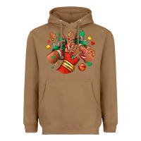 Toasted Coconut Christmas black girl sneakers Heavyweight Hoodie - RanaPortraitStore