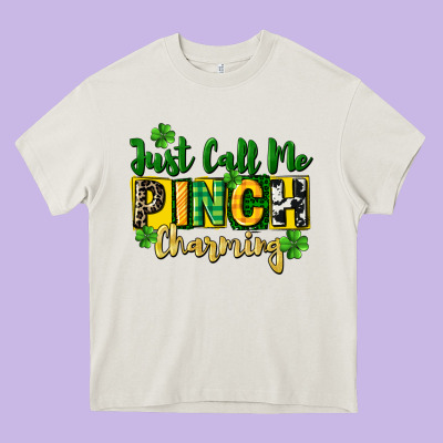 Just Call Me Pinch Charming Heavy Core Tee Designed By Cowgirlartshop