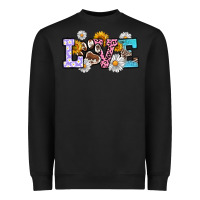 Black dog paw love Heavyweight Sweatshirt - RanaPortraitStore