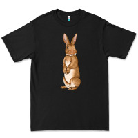 Black Bunny Easter Premium Tee - OliviaCreatesArt