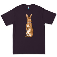 Plum Bunny Easter Premium Tee - OliviaCreatesArt