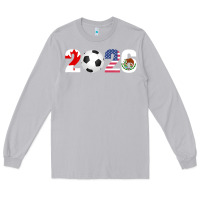 Moon Dust North America 2026 Football  Canada USA Mexico Soccer Long Sleeve Tee - maiPhamDesign