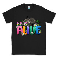 Black Easter Day He is alive Classic Tee - OliviaCreatesArt