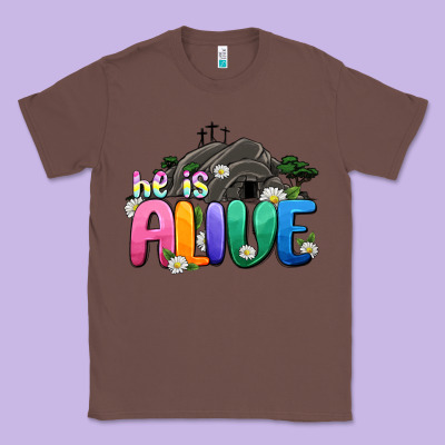Easter Day He Is Alive Classic Tee Designed By Oliviacreatesart