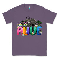 Lavender Easter Day He is alive Classic Tee - OliviaCreatesArt