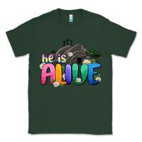 Sports Green Easter Day He is alive Classic Tee - OliviaCreatesArt