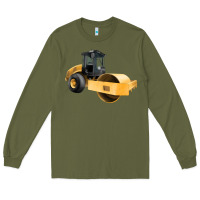 Army Green Compactor Illustrations Long Sleeve Tee - LillyAllenDesigns