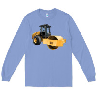 Colony Blue Compactor Illustrations Long Sleeve Tee - LillyAllenDesigns