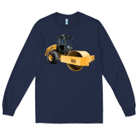 Navy Compactor Illustrations Long Sleeve Tee - LillyAllenDesigns