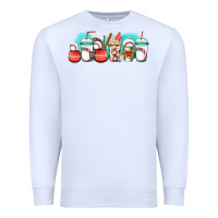 White baseball coffee cups libbey glass Premium Sweatshirt - Jasminsmagicworld