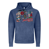 Vintage Denim I Run Hot Cocoa And Christmas Cheer Vintage Hoodie - CowhideDigitalArt