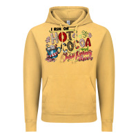 Vintage Mustard I Run Hot Cocoa And Christmas Cheer Vintage Hoodie - CowhideDigitalArt