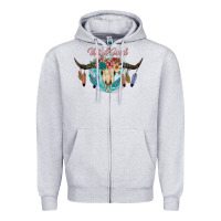 Heather Grey Wild Soul Zipper Hoodie - JahusDesignShop