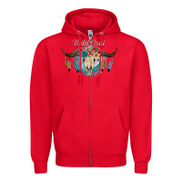 Red Wild Soul Zipper Hoodie - JahusDesignShop
