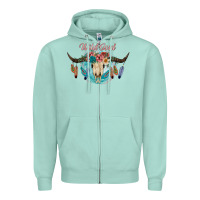 Seafoam Wild Soul Zipper Hoodie - JahusDesignShop