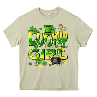 Lucky Girl St. Patricks Day Heavy Core Tee | Teevron