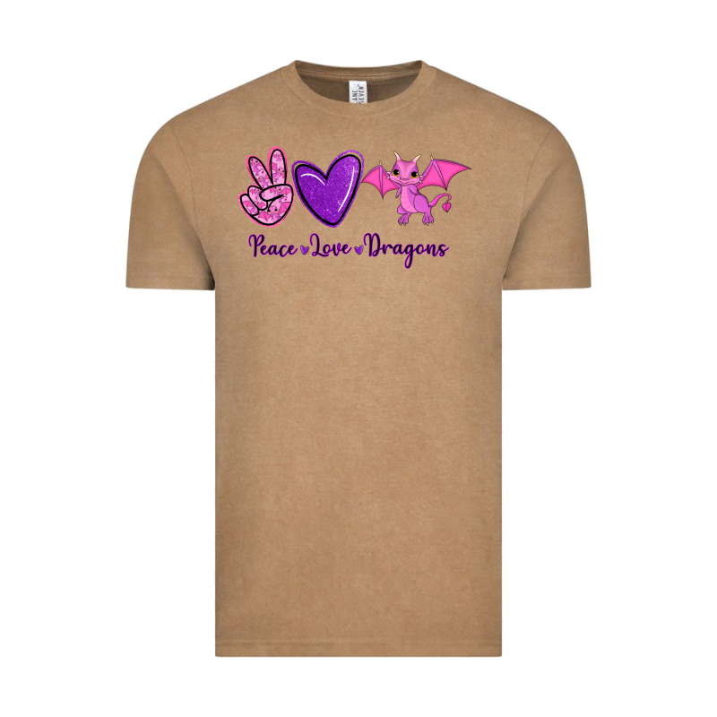 Peace Love Dragons Vintage Tee by RanaPortraitStore | Teevron