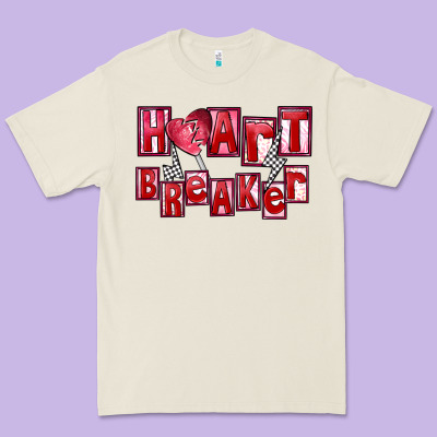 Heart Breaker Valentine's Day Premium Tee Designed By Fadigitalartstudio