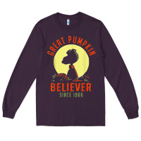 Plum Peanuts, Great Pumpkin Believer Since 1966 Halloween Long Sleeve Tee - maiPhamDesign