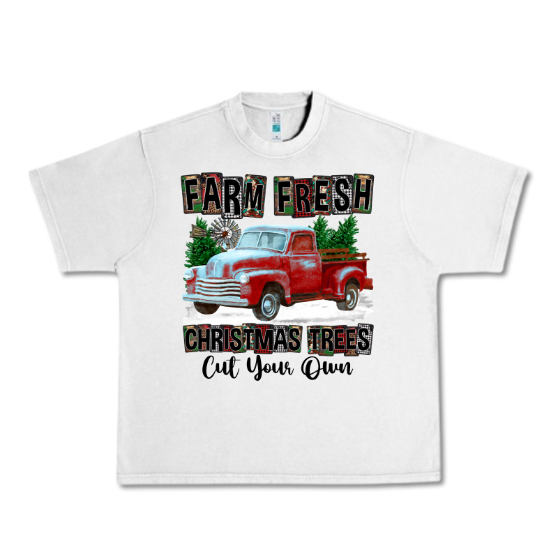Farm Fresh Christmas Trees Cut Your Own Urban Heavy Tee by FaDigitalArtStudio | Teevron