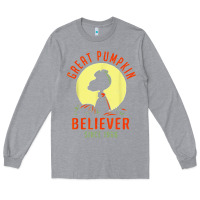 Heather Grey Peanuts, Great Pumpkin Believer Since 1966 Halloween Long Sleeve Tee - maiPhamDesign