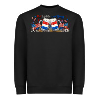 Black red white and boozy libbey glass Heavyweight Sweatshirt - RanaPortraitStore