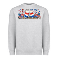 Heather Grey red white and boozy libbey glass Heavyweight Sweatshirt - RanaPortraitStore