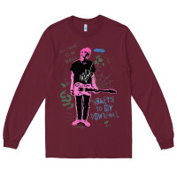 Burgundy MGK+Thing Long Sleeve Tee - maiPhamDesign