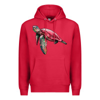 Cardinal sea turtle pink glitter Premium Hoodie - Artiststas