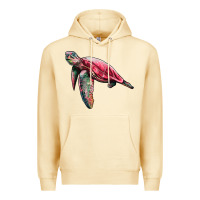 Pina Colada sea turtle pink glitter Premium Hoodie - Artiststas