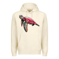 Sandshell sea turtle pink glitter Premium Hoodie - Artiststas