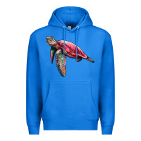 True Royal sea turtle pink glitter Premium Hoodie - Artiststas