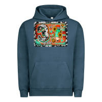 Pigment Midnight Navy western back to school 3rd grade Urban Hoodie - Jasminsmagicworld
