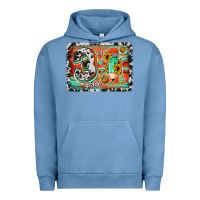 Pigment Pebble Blue western back to school 3rd grade Urban Hoodie - Jasminsmagicworld