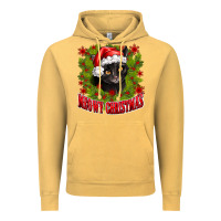 Vintage Mustard meowy christmas Vintage Hoodie - CowhideDigitalArt